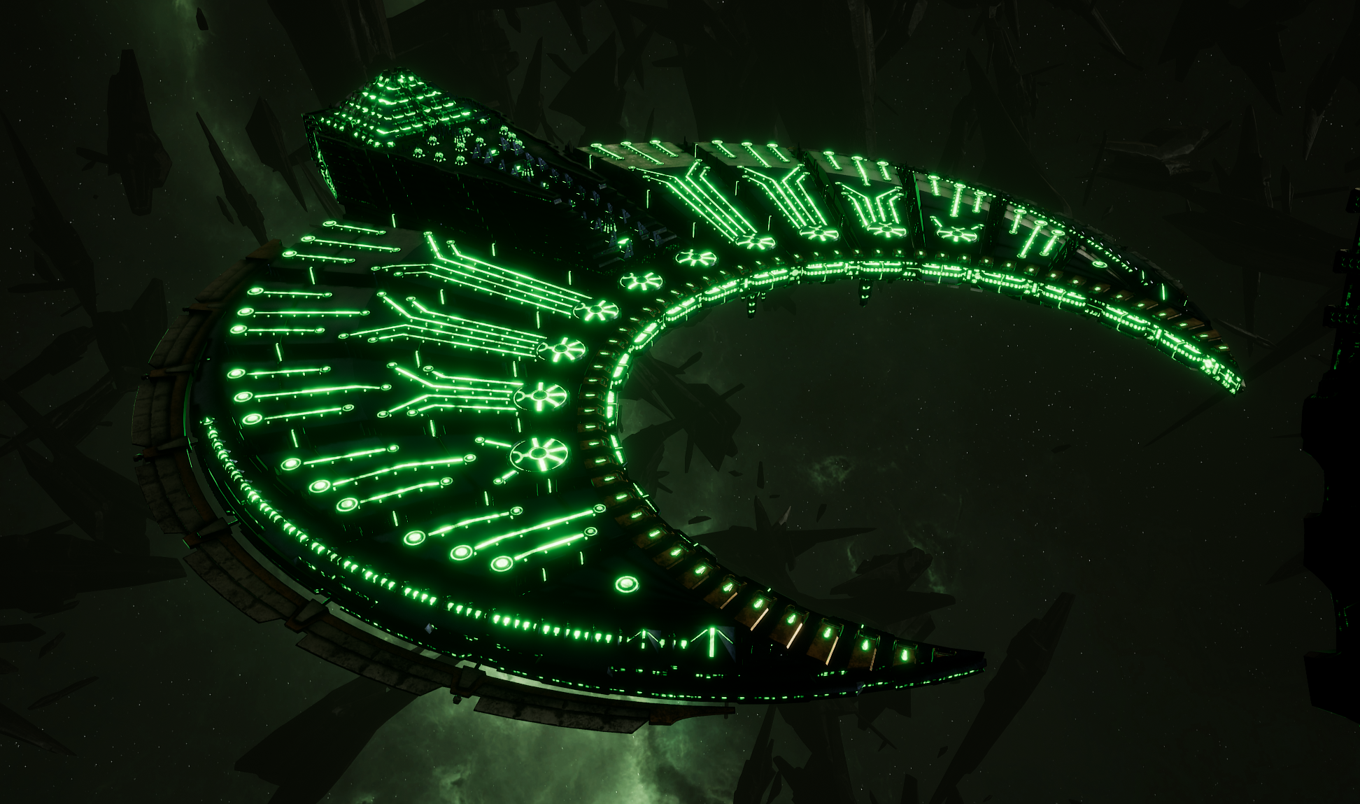 Necron Battleship – Cairn (Charnovokh Sub-Faction)