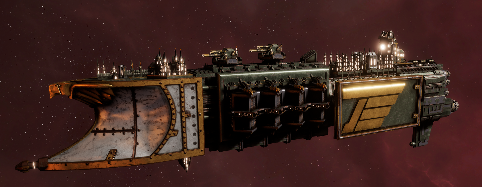 Imperial Navy Light Cruiser – Defiant (Gothic Sub-Faction)