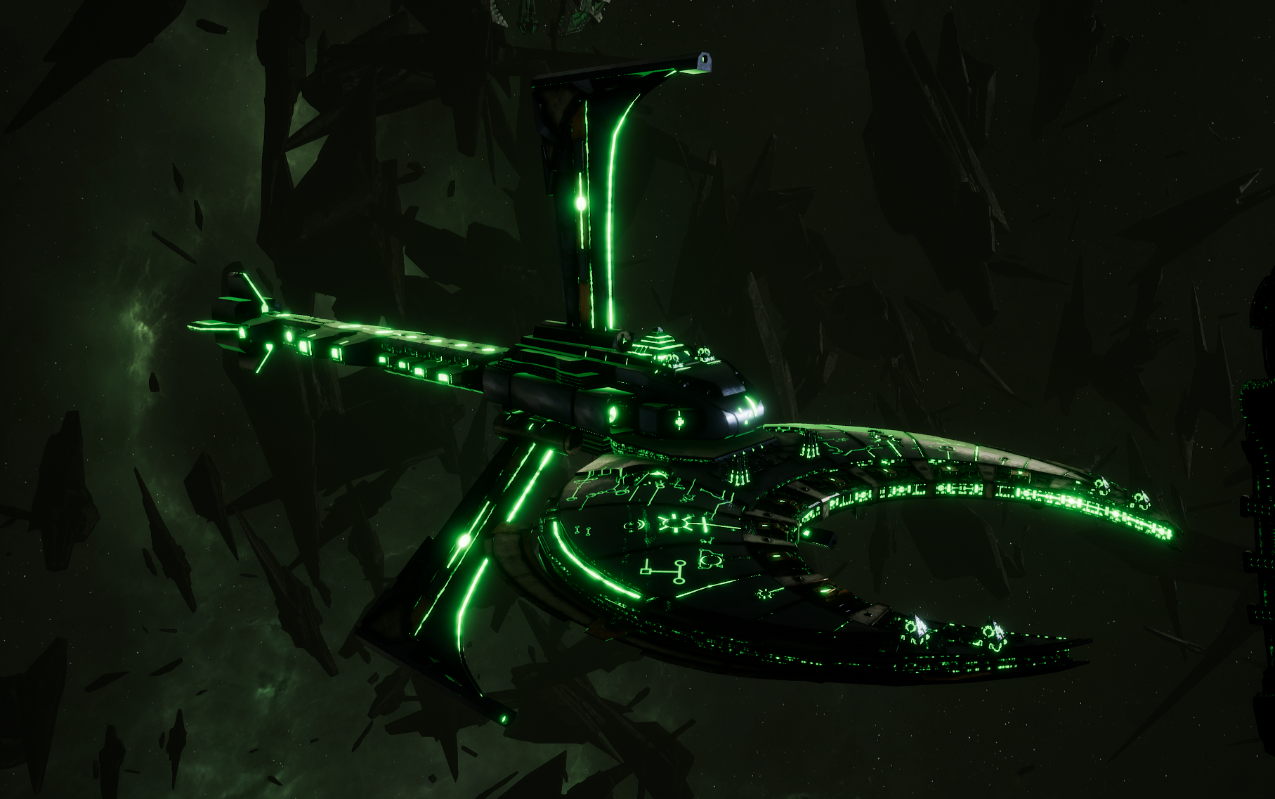 Necron Battle Cruiser – Scythe Reaper (Charnovokh Sub-Faction)