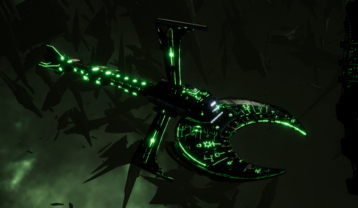 Necron Battle Cruiser – Scythe Ruiner (Charnovokh Sub-Faction)