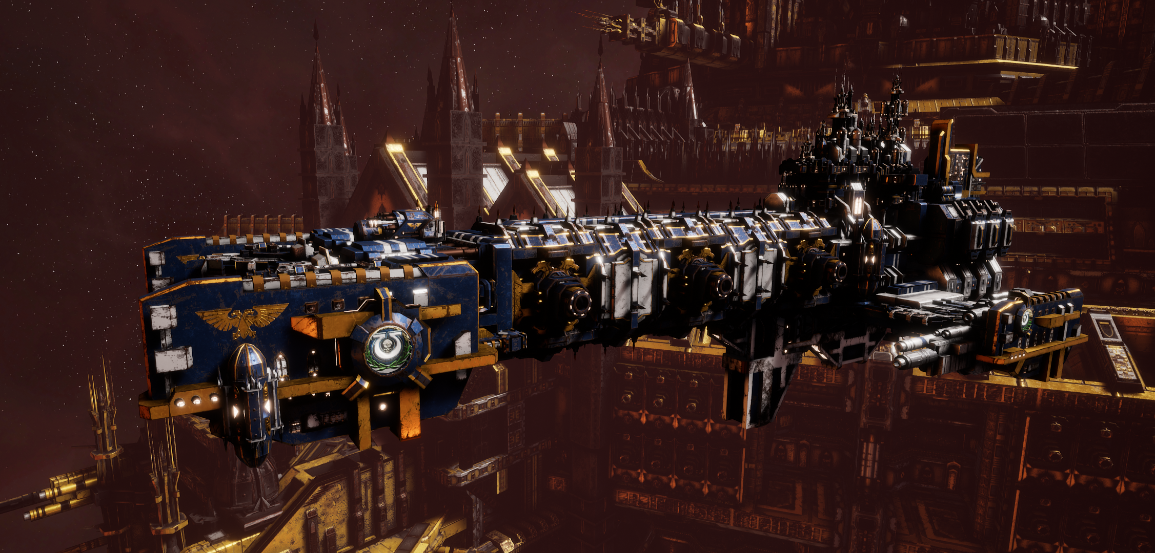 Adeptus Astartes Light Cruiser – Vanguard MK.III (Ultramarines Sub-Faction)