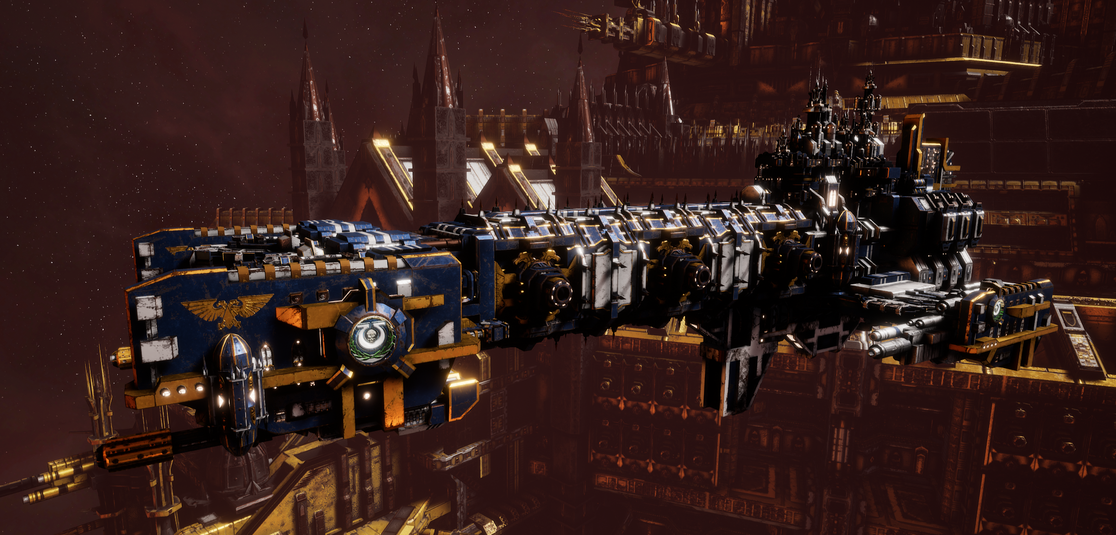 Adeptus Astartes Light Cruiser – Vanguard MK.II (Ultramarines Sub-Faction)
